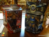 (R1) PRO WRESTLING FIGURINES LOT; TOTAL OF 2 PIECES. WWE ELITE COLLECTION FLASHBACK FIGURE OF UMAGA,