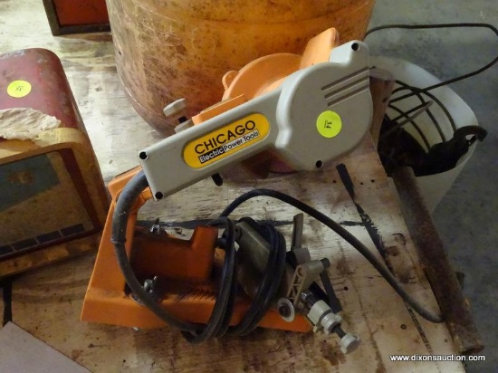 (GAR) CHAINSAW SHARPENER; CHICAGO TOOLS ELECTRIC CHAIN SAW SHARPENER