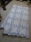 (BR4) VINTAGE WEDDING RING PATTERNED QUILT; IN CLEAR ZIPPERED BAG. HANDCRAFTED BY EARLY'S OF WITNEY