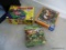 (BR4) ASSORTED PUZZLES LOT; INCLUDES 2 1000 PIECE PUZZLES (CATS AND JOHN DEERE TRACTORS) AS WELL AS