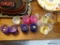 (DR) ASSORTED CANDLE HOLDERS; TOTAL OF 25 PIECES INCLUDING PAIR OF BRASS BALDWIN CANDLESTICKS WITH