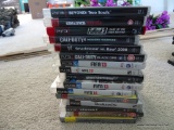 (BR4) PLAYSTATION 3 GAMES LOT; TOTAL OF 16 GAMES IN CASES, TITLES INCLUDE FALLOUT 3, CALL OF DUTY 4,