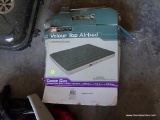 (GAR) OZARK TRAIL AIR BED; QUEEN SIZE VELOUR TOP AIR BED. IN ORIGINAL BOX.