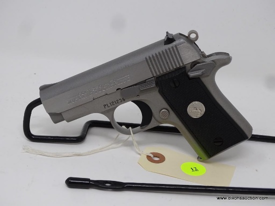 COLT .380 MUSTANG POCKETLITE, S/N PL121236. MANUFACTURED 2016.