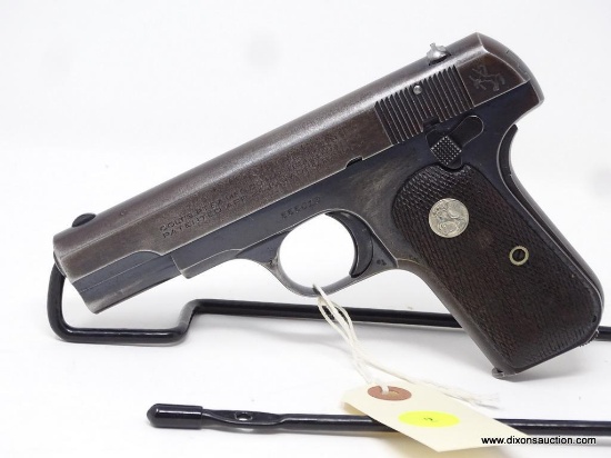 COLT MODEL 1903 .32 CALIBER PISTOL, MANUFACTURED 1941. S/N 555013.