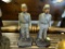 CAST IRON BOOKENDS; PAIR OF BOOKENDS IN THE FORM OF CONFEDERATE SOLDIERS STANDING AT ATTENTION.