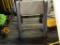 GREY PLASTIC STEP STOOL; MEASURES 25 IN TALL