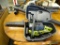 POULAN CHAINSAW; MODEL 2150. IS IN A HARD VINYL CARRYING CASE AND IS GOOD USED CONDITION.