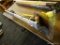 LOT OF ASSORTED HAND TOOLS; THIS LOT INCLUDES OVER 10 HAND TOOLS INCLUDING A SHOVEL, A MOP, A