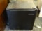 BLACK & DECKER MINI REFRIGERATOR; BLACK IN COLOR AND MEASURES 19 IN X 18 IN X 19 IN.