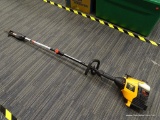 WEED TRIMMER; POULAN PRO GAS POWERED WEED EATER WITH REMOVABLE TREE PRUNER ATTACHMENT. HAS GOOD