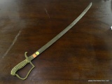 SABRE; HAS A BRASS EAGLE STYLE D-GUARD HANDLE WITH A 