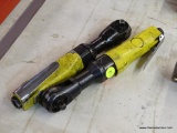 SET OF IMPACT TOOLS; SET OF TWO YELLOW AND BLACK METAL IMPACT DRIVERS. DOES NOT COME WITH HOSES OR