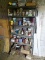 (SHED 1) 6 SHELF METAL STORAGE SHELF; MEASURES 36 IN X 12 IN X 70 IN