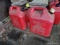 (SHED 2) 2 GAS CANS; BOTH ARE 5 GALLONS AND IN GOOD CONDITION!