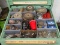 (SHOP 2) DRAWER LOT; INCLUDES GRINDING WHEELS, POLISHING WHEELS, GAUGE ADAPTOR, NUTS AND BOLTS, AND