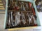 (SHOP 2) DRAWER LOT OF TOOLS; TOOLS INCLUDE VARIOUS SIZE WRENCHES AND CRESCENT WRENCHES