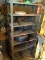 (SHED 3) METAL SHELVING UNIT; 6 SHELF METAL UNIT WITH ADJUSTABLE SHELVES. MEASURES 30 IN X 12 IN X