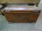 (WSHOP) LANE CEDAR CHEST; ART DECO STYLE LANE CEDAR CHEST WITH 2 INTERIOR CEDAR LIFTABLE TRAYS. IS