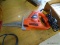 (WSHOP) BLACK & DECKER HANDSAW; ORANGE AND BLACK IN COLOR. NAVIGATOR POWERED HANDSAW/JIGSAW. MODEL