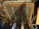 (SHED 1) VINTAGE WINDOW PANE; IS 1 OF 4 AND HAS 6 GLASS PANES AND IS IN GOOD CONDITION FOR ITS AGE!