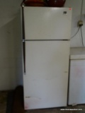 (SHOP 2) WHIRLPOOL REFRIGERATOR; IS OFF-WHITE IN COLOR AND IN VERY GOOD WORKING CONDITION. MODEL