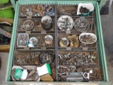 (SHOP 2) DRAWER LOT; INCLUDES NUTS, BOLTS, CARRIAGE BOLTS, AND MORE!