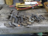 (SHOP 2) C CLAMPS; LARGE LOT OF ASSORTED C CLAMPS