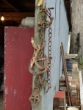 (SHED 3) MISC.. IRON; IRON ITEMS INCLUDE HORSE SHOES, CHAIN, STIRRUP, ETC. (ITEMS DUG UP ON