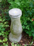 (OUT) PEDESTAL; CONCRETE PEDESTAL- 21 IN H