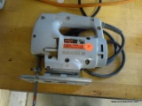 (WSHOP) SKIL JIG SAW; GREY IN COLOR. MODEL 487. 45 DEGREE TILTING FOOT, 2 SPEED SWITCH. 1/4 H.P.