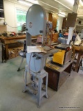 (WSHOP) BAND SAW; MADE BY DELTA MILWAUKEE. CIRCA LATE 1940'S. SERIAL #56-2035. IS IN GOOD USED