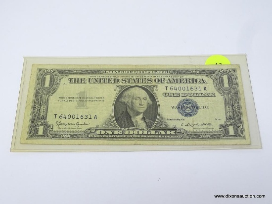 SERIES 1957B $1 SILVER CERTIFICATE