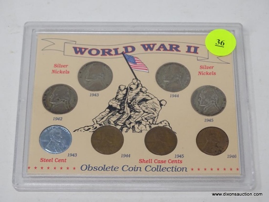 WORLD WAR II OBSOLETE COIN COLLECTION