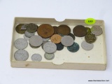 MISC. LOT OF FOREIGN COINS TO INCLUDE VARIOUS DENOMINATIONS