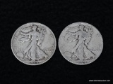 1944 & 1928 WALKING LIBERTY HALF DOLLARS