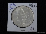 1896 MORGAN DOLLAR, UNCIRCULATED, FULL STRIKE