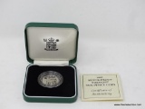 1992 SILVER PROOF PIEDFORT TEN PENCE COIN W/ COA