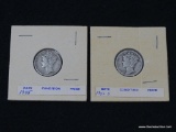 (2) MERCURY DIMES 1942-s AND 1945