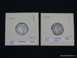 (2) MERCURY DIMES 1935 AND 1936