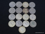 $8.50 FACE VALUE KENNEDY HALF DOLLARS TO INCLUDE (3) 1964'S