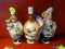 COLLECTIBLE PORCELAIN TRINKET BOX LOT; TOTAL OF 3 PIECES. ALL ARE CHEFS, INCLUDING MEXICAN FOODS