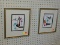 SET OF MID CENTURY MODERN CAT PRINTS; SET OF 2 