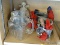 (B1A) ASSORTED BIRD FIGURINE LOT; INCLUDES CARDINAL FIGURINES (AMONG OTHER TYPES OF BIRD FIGURINES),