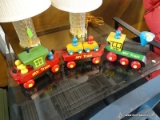 THE MONTGOMERY SCHOOLHOUSE INC. TRAIN SET; 3 PIECE 