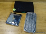 3 PIECE LOT; INCLUDES A ROLLS RAZOR WITH CARRYING CASE, A TRAVEL MIRROR, AND A STATIONARY STORAGE