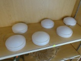 (B1A) WALL/CEILING MOUNTABLE LIGHTS; PUSH ACTIVATED LIGHTS WITH VELCRO BACKS.TOTAL OF 6.