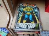 (B1C) COMIC BOOK ORGANIZER WITH CONTENTS; INCLUDES TITLES SUCH AS SUPERMAN VS BOOSTER GOLD, THE