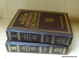 (B1B) WEBSTER DICTIONARY LOT; INCLUDES VOLUMES 1 & 2 OF THE LIVING WEBSTER REFERENCE DICTIONARY OF