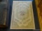 FLORAL AREA RUG; CREAM COLORED MACHINE MADE RUG WITH BLUE AND LIGHT YELLOW FLOWERS. MEASURES 3 FT X